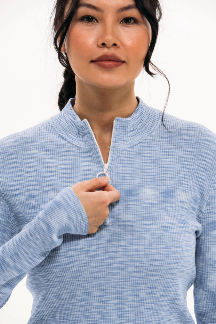 Foray Golf Space Dye Quarter Zip