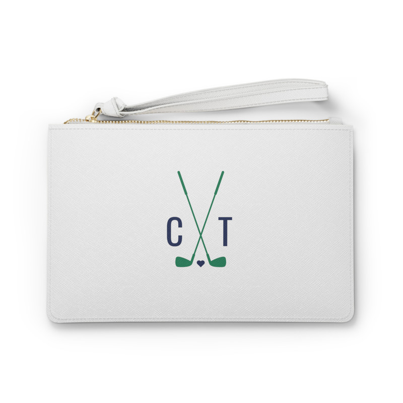 Iconic Club Monogram Clutch Wristlet 