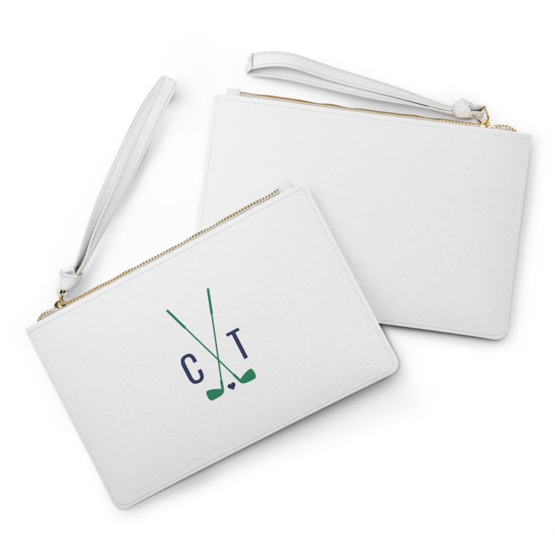 Iconic Club Monogram Clutch Wristlet 