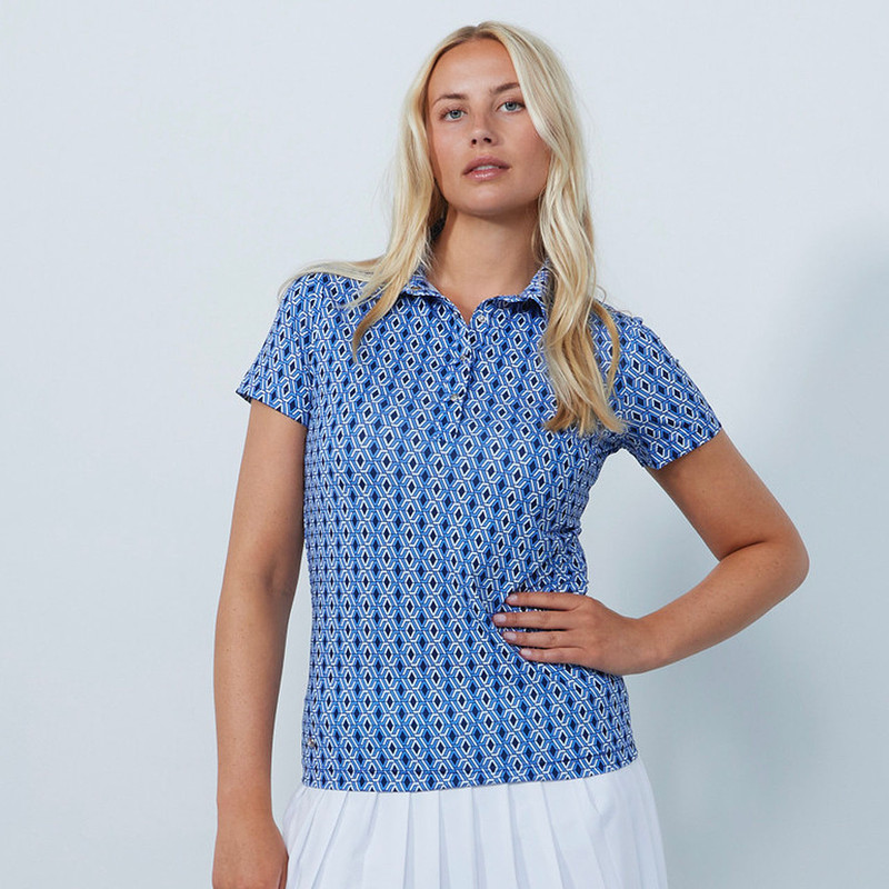 Daily Sports Art Print Short Sleeve Polo