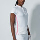 Daily Sports Bahia White Graphic Cap Sleeve Polo
