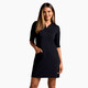 IBKUL Elbow Ruched Sleeve Dress