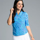 IBKUL Rebecca Ruched Half Sleeve Mock