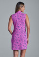 IBKUL Diana Sleeveless Zip Mock Dress