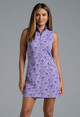 IBKUL Diana Sleeveless Zip Mock Dress