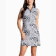IBKUL Cecilia Sleeveless Zip Mock Dress