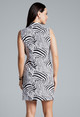 IBKUL Cecilia Sleeveless Zip Mock Dress