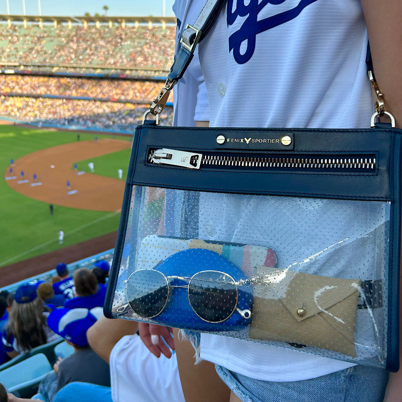 FENIX Front Row Crossbody Bag - Navy/Gold