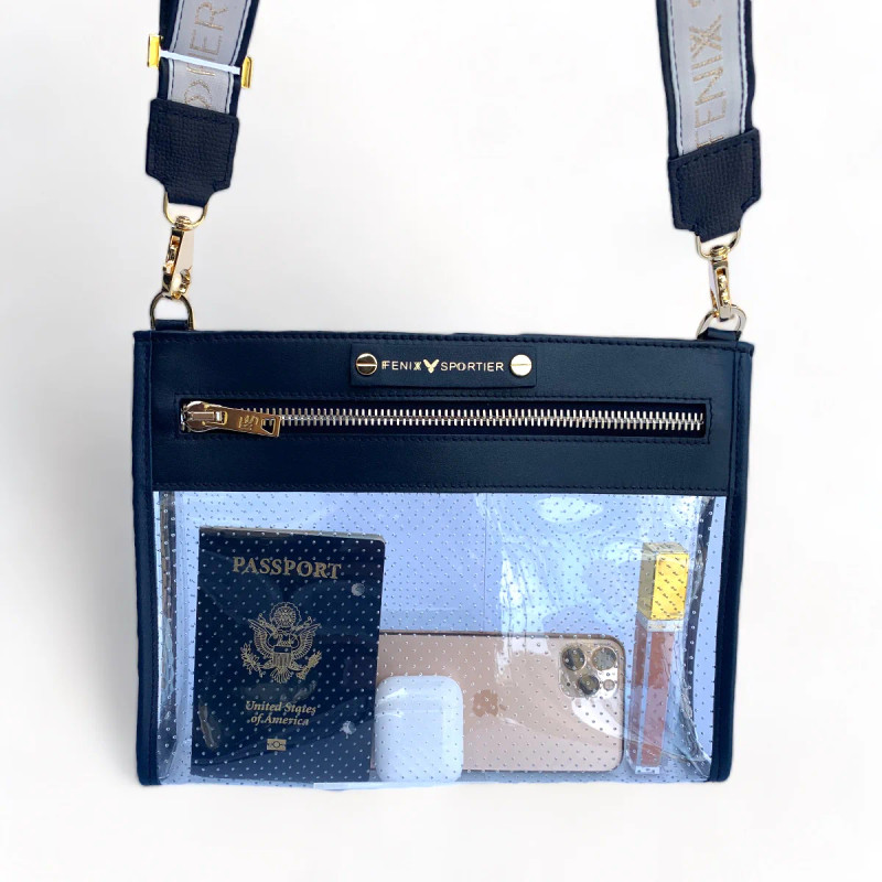 FENIX Front Row Crossbody Bag - Navy/Gold