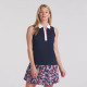 Puma Bridges Deep Navy Cloudspun Sleeveless Polo