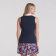 Puma Bridges Deep Navy Cloudspun Sleeveless Polo