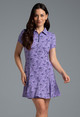 IBKUL Diana Godet Short Sleeve Dress