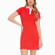Swing Control Pique Short Sleeve Polo Dress