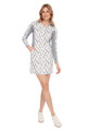 Swing Control Infinity Airspun Ribbed Long Sleeve Dress