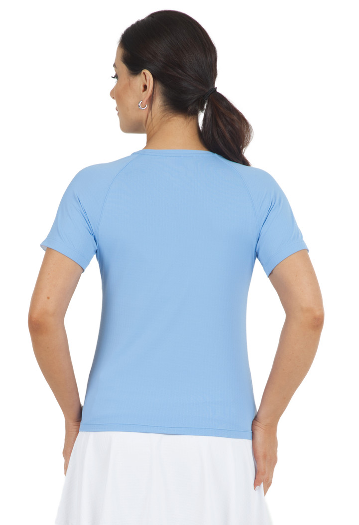IBKUL Essentials Active Short Sleeve Solid Crewneck