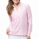 SanSoleil Rose Quartz Check Melange SolTek Ice Pullover