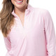 SanSoleil Rose Quartz Check Melange SolTek Ice Pullover