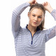 SanSoleil Mastermind Navy SolCool Long Sleeve Mock