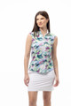 SanSoleil Azalea Augusta SolCool Sleeveless Mock