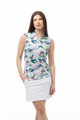 SanSoleil Azalea Augusta SolCool Sleeveless Mock