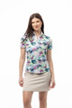 SanSoleil Azalea Augusta SolCool Short Sleeve Mock