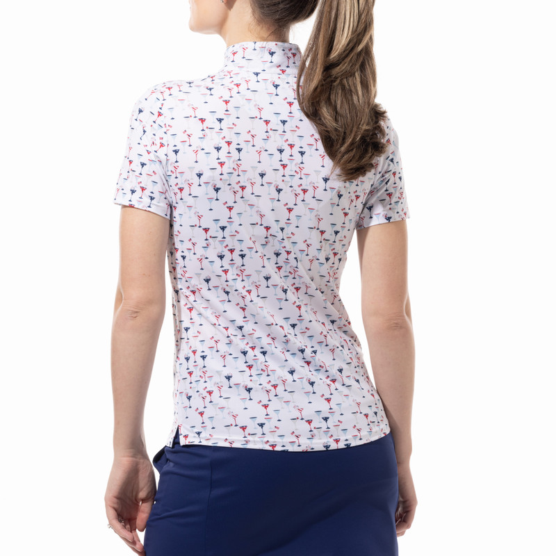 SanSoleil SolCool Libertini Short Sleeve Mock