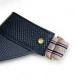 FENIX Leather Visor - Navy Basketweave/Gold