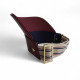 FENIX Leather Visor - Crimson/Gold