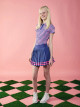GARB Girls Mira Hot Pink/Navy Short Sleeve Golf Polo
