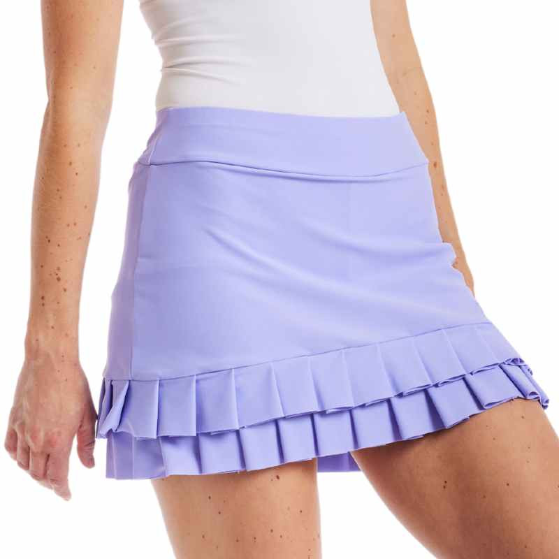 TzuTzu ChaCha 16" Double Knift Pleat Golf Skorts
