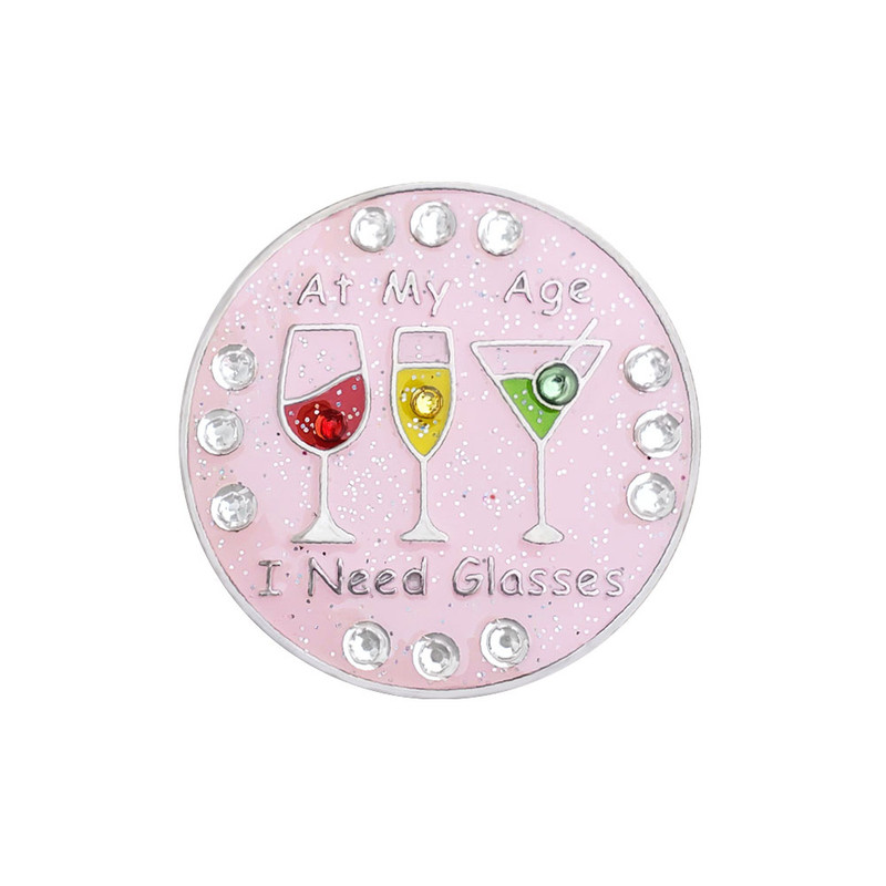 Navika Ballmarker with Swarovski® Crystals - At My Age I Need Glasses