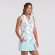 PUMA Lily Floral White MATTR Sleeveless Polo