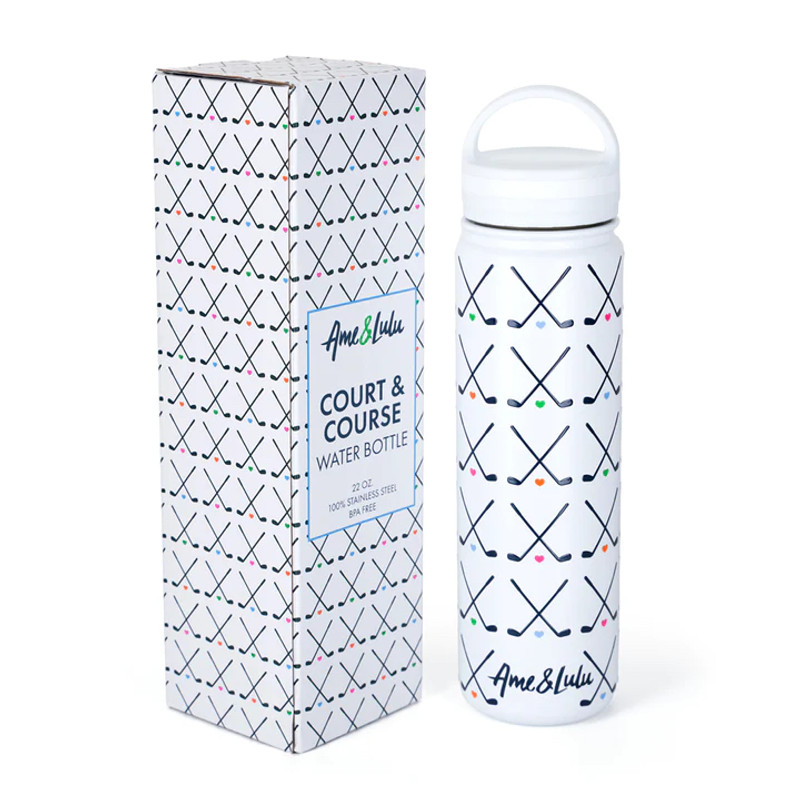 Ame & Lulu Course & Court Golf Water Bottle