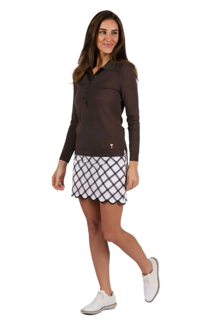 Golftini Button Polo Sweater