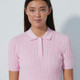 Daily Sports Madelene Short Sleeve Cable Knit Sweater [S25]