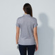 Daily Sports Sheermotion Mosaic Navy/Pink Mesh Polo