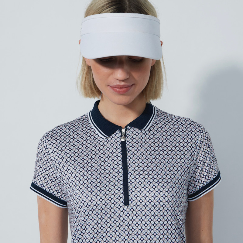 Daily Sports Mosaic Navy/Pink Short Sleeve Dress