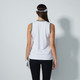 Daily Sports Massy White/Khaki Sleeveless Polo