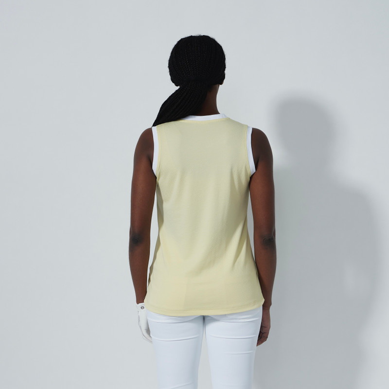 Daily Sports Massy Yellow Sleeveless Top