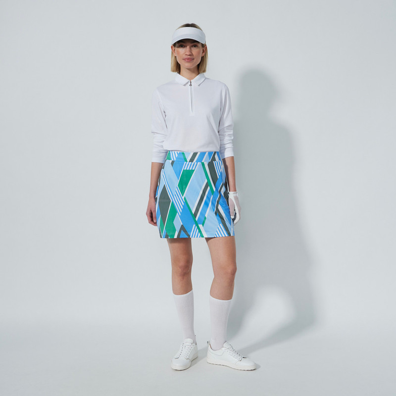 Daily Sports Striped Fusion Blue/Green 17/19" Skorts