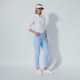 Daily Sports Glam Light Blue Ankle Pant