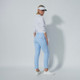 Daily Sports Glam Light Blue Ankle Pant