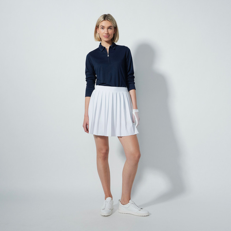 Daily Sports White Pleated 15/17" Golf Skort