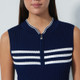 Daily Sports Awara Dark Navy Sleeveless Knit Polo