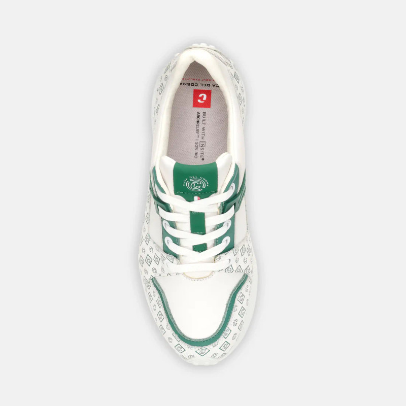 Duca Del Cosma Alesi White/Masters Green Spikeless Shoe