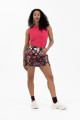 Foray Golf Notch Hem Floral 15" Flair Skort
