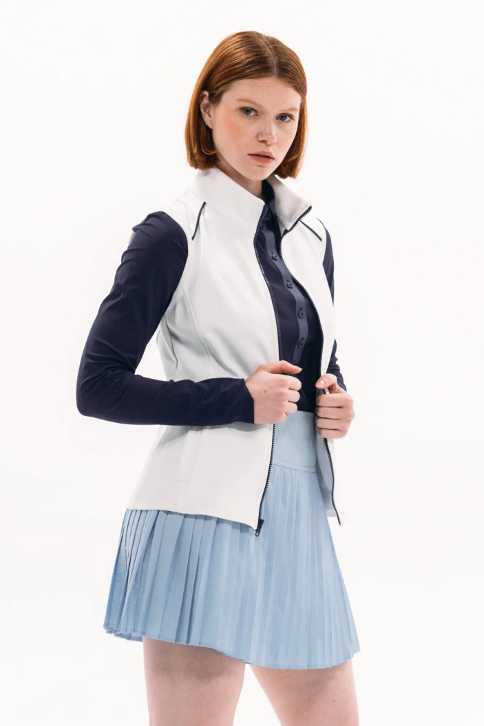 Foray Golf Placid Blue 15" Performance Pleat Skort