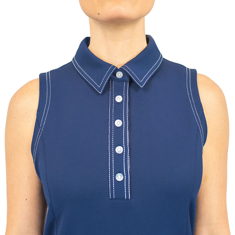 BelynKey Charlotte Navy Sleeveless Dress