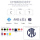Embroidery [add $10]