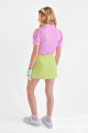 GARB Girls Greer Pink/Light Green Argyle Golf Polo